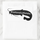 Nationalfeiertag Rechteckiger Aufkleber (Tasche)