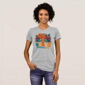 Nationalfeiertag, tropische Blume T-Shirt (Vorne ganz)