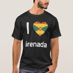 Nationalflagge Andenken an Grenada für Männer 4 T-Shirt