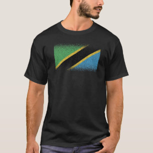 Nationalflagge Andenken an Tansania für Frauen T-Shirt