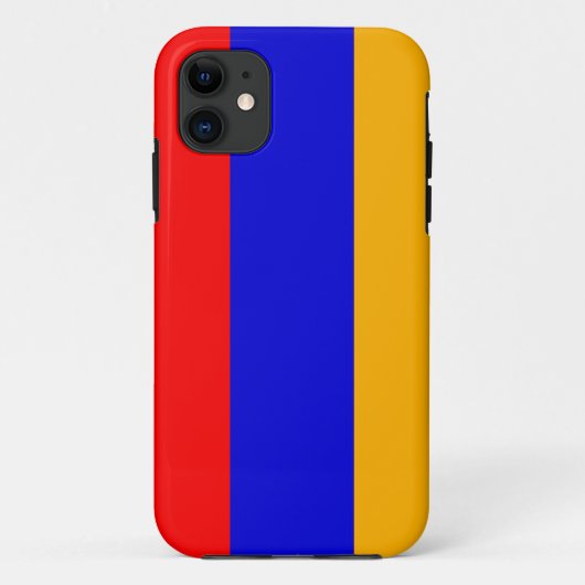 Nationalflagge Armenien Case-Mate iPhone Hülle (Rückseite)