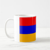 Nationalflagge Armenien Kaffeetasse (Links)