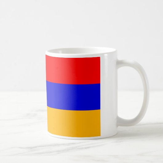 Nationalflagge Armenien Kaffeetasse (Rechts)