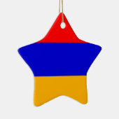Nationalflagge Armenien Keramik Ornament (Rechts)