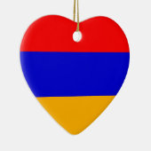 Nationalflagge Armenien Keramik Ornament (Rechts)