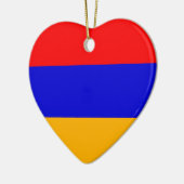 Nationalflagge Armenien Keramik Ornament (Links)