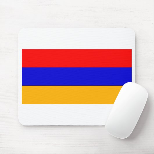 Nationalflagge Armenien Mousepad (Mit Mouse)
