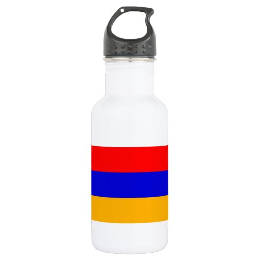 Nationalflagge Armenien Trinkflasche (Vorderseite)