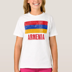 Nationalflagge Armeniens (Grunge Look) T-Shirt