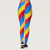 Nationalflagge der Demokratischen Republik Kongo Leggings (Rückseite)