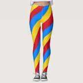 Nationalflagge der Demokratischen Republik Kongo Leggings (Vorderseite)