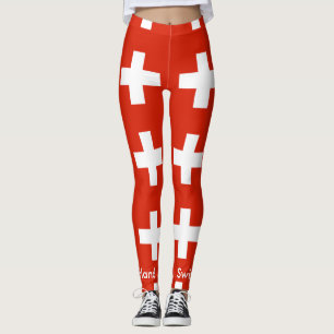 Nationalflagge der Schweiz Leggings