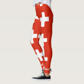 Nationalflagge der Schweiz Leggings (Links)