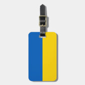 Nationalflagge der Ukraine Gepäckanhänger (Vorderseite vertikal)