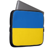 Nationalflagge der Ukraine Laptopschutzhülle (Vorne Rechts)