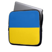 Nationalflagge der Ukraine Laptopschutzhülle (Vorderseite Links)