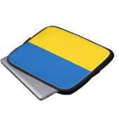 Nationalflagge der Ukraine Laptopschutzhülle (Vorne Knopf)