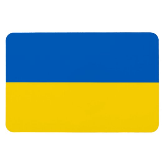 Nationalflagge der Ukraine Magnet (Horizontal)