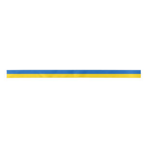 Nationalflagge der Ukraine Satinband