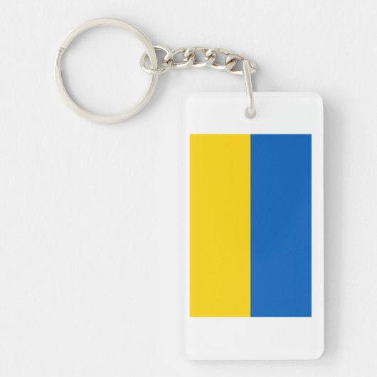 Nationalflagge der Ukraine Schlüsselanhänger (Vorderseite)