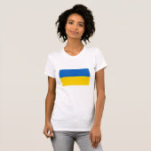Nationalflagge der Ukraine T-Shirt (Vorne ganz)