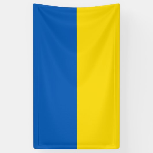 Nationalflagge der Ukraine - Wandbanner neu anordn Banner (Vertikal)