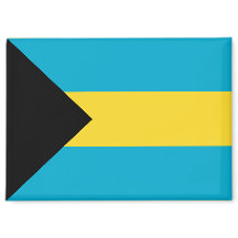 Nationalflagge des Bahamas-Rectangle-Magneten