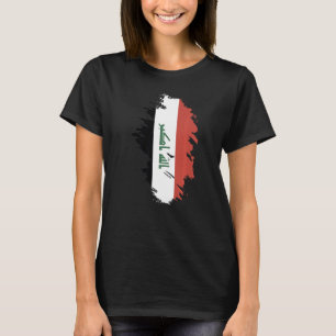 Nationalflagge des Irak Souvenir für Männer Frauen T-Shirt