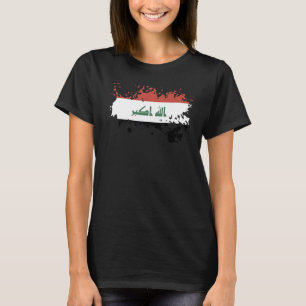 Nationalflagge des Irak Souvenir für Männer Frauen T-Shirt