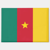 Nationalflagge des Kameruner Rechteck-Magneten Magnet (Vorderseite)