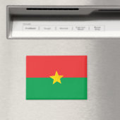 Nationalflagge des Magneten Burkina Faso Rectangle Magnet (In Situ (Geschirrspüler))