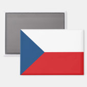 Nationalflagge des Rectangle-Magneten der Tschechi Magnet (Vorderseite/Rückseite)