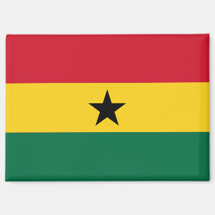 Nationalflagge des Rectangle-Magneten von Ghana Magnet