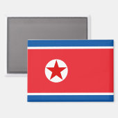 Nationalflagge des Rektangle-Magneten der DVRK Magnet (Vorderseite/Rückseite)