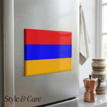 Nationalflagge des Rektangle-Magneten von Armenien