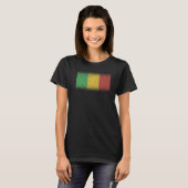 Nationalflagge des Souvenirs von Mali für Männer 2 T-Shirt (Vorne ganz)