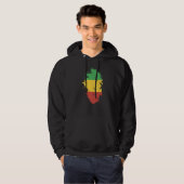 Nationalflagge des Souvenirs von Mali für Männer Hoodie (Vorne ganz)