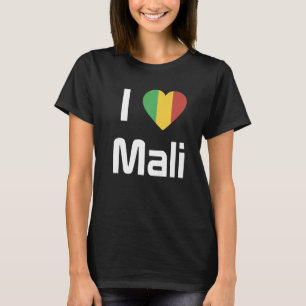 Nationalflagge des Souvenirs von Mali für Männer T-Shirt