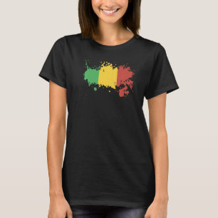 Nationalflagge des Souvenirs von Mali für Männer T-Shirt