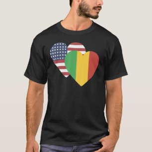 Nationalflagge des Souvenirs von Mali für Männer T-Shirt