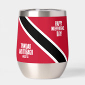 Nationalflagge des Trinidad und Tobago (Rückseite)