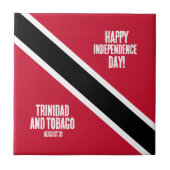 Nationalflagge des Trinidad und Tobago Fliese (Vorderseite)