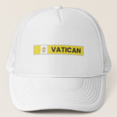 Nationalflagge des Vatikan Truckerkappe (Vorderseite)