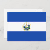 Nationalflagge El Salvador Postkarte (Vorne/Hinten)
