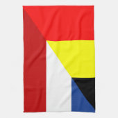 Nationalflagge Geschirrtuch (Vertikal)