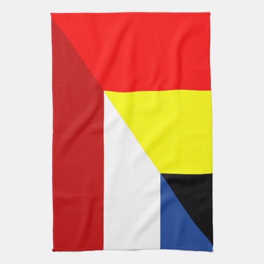 Nationalflagge Geschirrtuch (Vertikal)