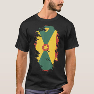 Nationalflagge Grenada Andenken an Frauen T-Shirt