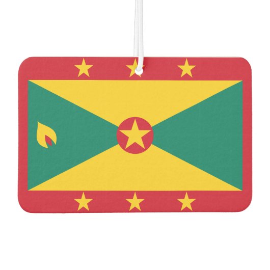 Nationalflagge Grenada Autolufterfrischer (Vorderseite)