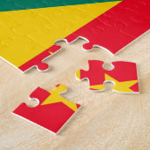 Nationalflagge Grenada Karibik. Puzzle (Seite)