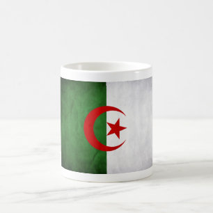 Nationalflagge Grunge Algerien Kaffeetasse